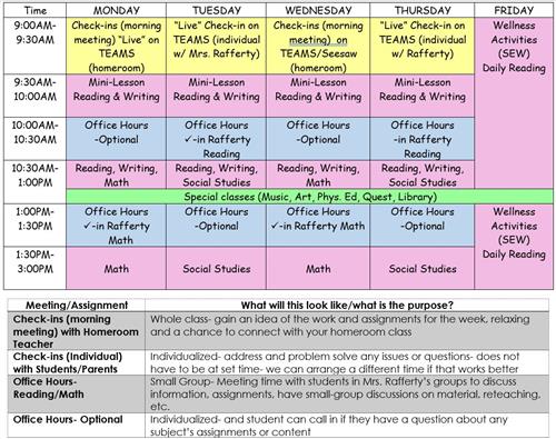 Schedule 
